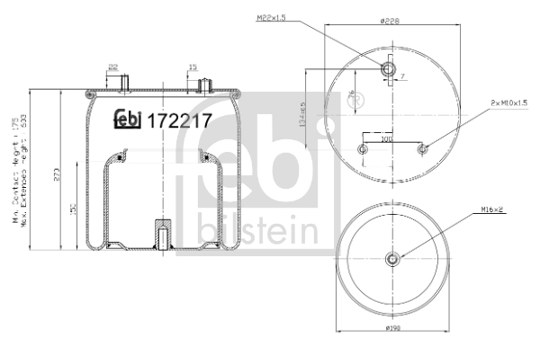 Bellow, air suspension